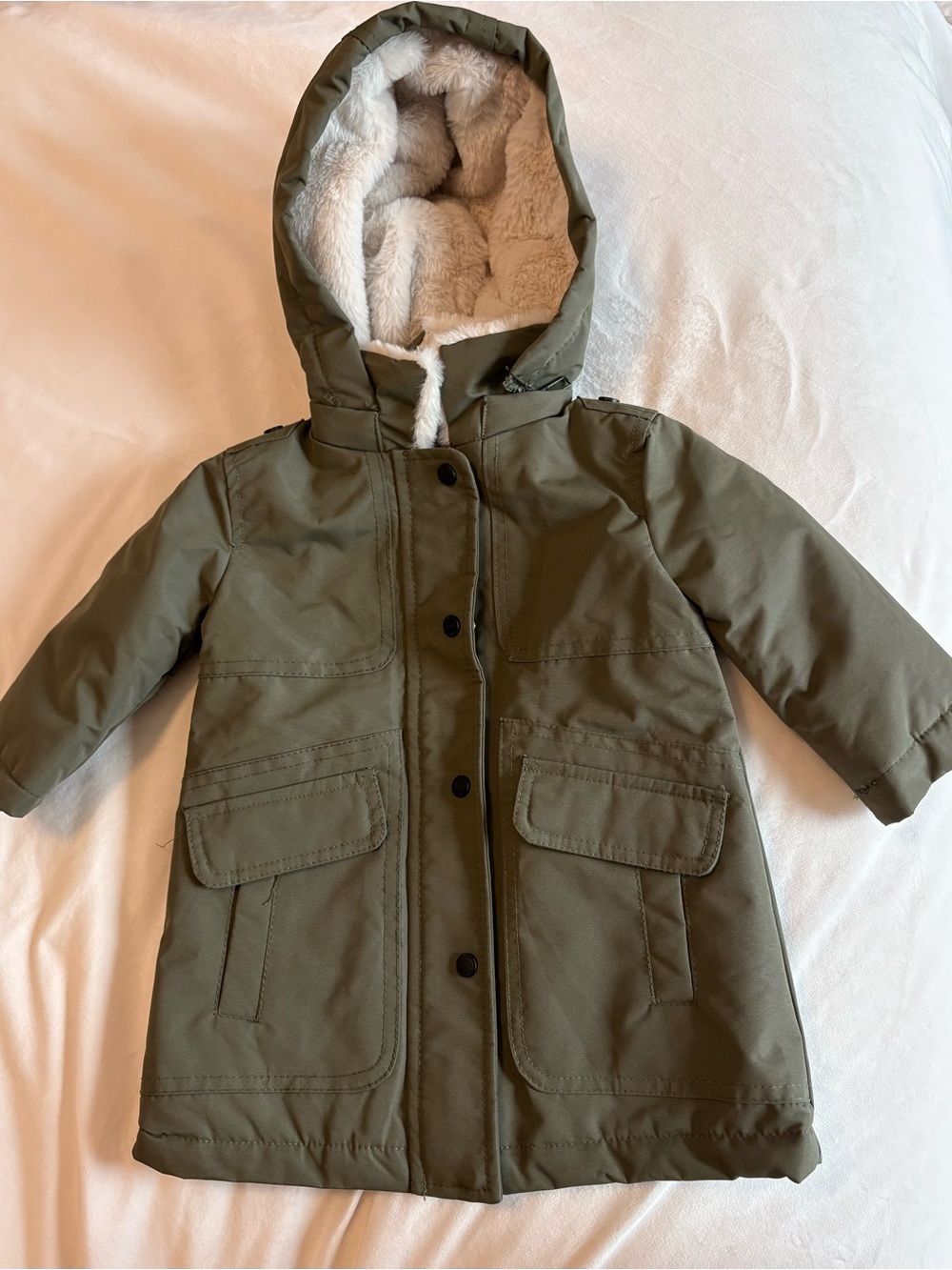 NWT Urban Republic Baby Heavyweight Ballistic
Parka Coat - Olive Green, 12 Month